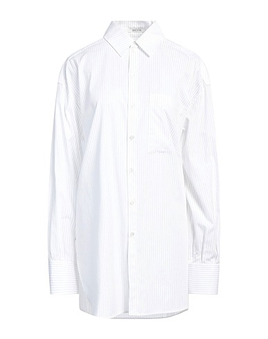 GAUCHERE Camicia a righe Bianco 100% Cotone