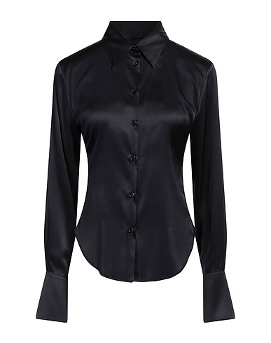 PINKO Solid colour shirts & blouses 94% Silk, 6% Elastane