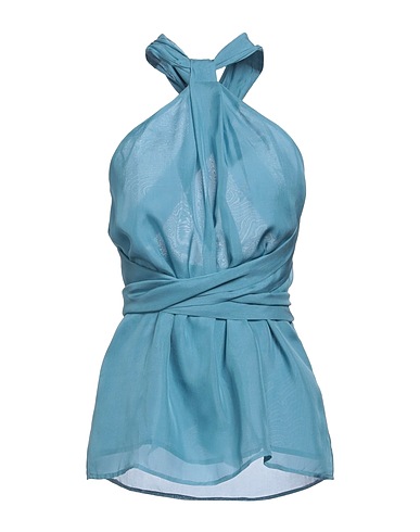 JACOB LEE Silk top Slate blue 100% Silk