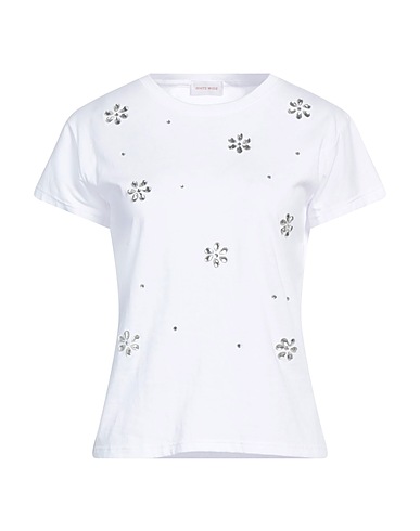 WHITE WISE T-shirt White 100% Cotton