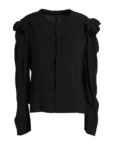 YOHJI YAMAMOTO Solid colour shirts & blouses Black 100% Rayon