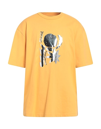 JACQUEMUS Oversize-T-Shirt Yellow 100% Cotton