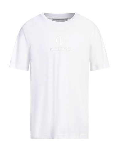 ICEBERG T-shirt Bianco 100% Cotone