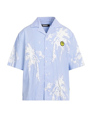 BARROW Striped shirt Sky blue 100% Cotton