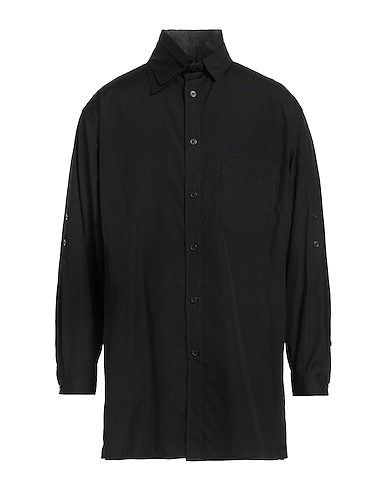 YOHJI YAMAMOTO POUR HOMME Solid colour shirt 100% Cotton