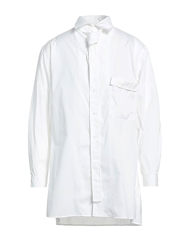 YOHJI YAMAMOTO POUR HOMME Camisas Blanco 100% Algodón
