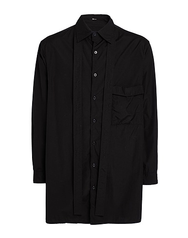 YOHJI YAMAMOTO POUR HOMME Camisas Negro 100% Algodón