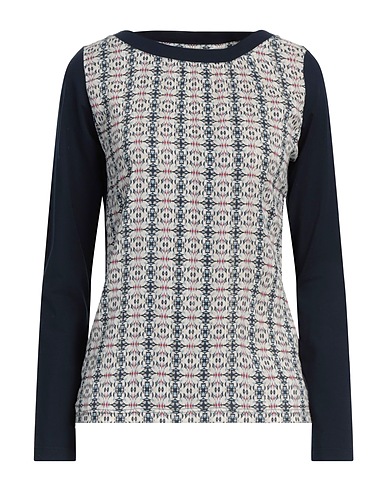 CARACTÈRE Top Midnight blue 95% Cotton, 5% Elastane, Metallic fiber, Viscose