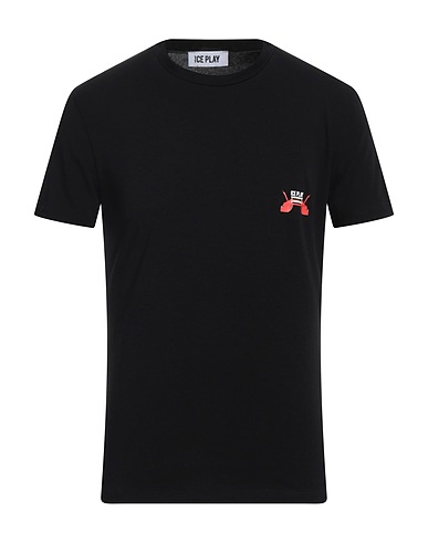 ICE PLAY T-Shirt Schwarz 92% Baumwolle, 8% Elastan