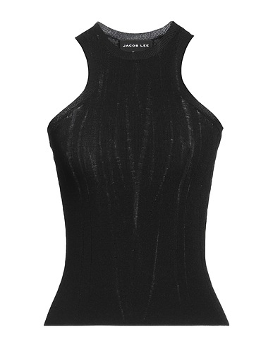 JACOB LEE Top Nero 83% Viscosa, 17% Nylon