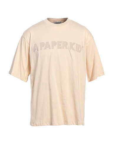 A PAPER KID T-shirt Beige 100% Cotton