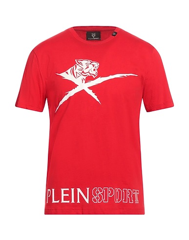 PLEIN SPORT T-shirt Red 100% Cotton
