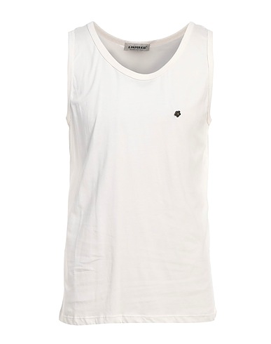 A PAPER KID Tank top Off white 100% Cotton
