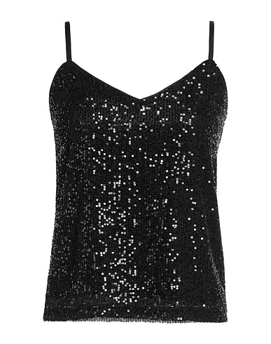 VILA Top Black 92% Polyester, 8% Elastane