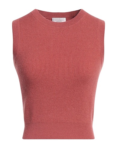 BRUNELLO CUCINELLI Top Antique rose 100% Cashmere, Ecobrass
