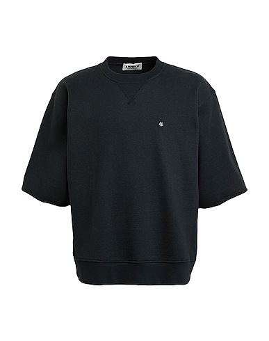 A PAPER KID スウェット ブラック コットン 100%