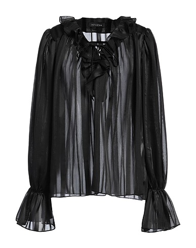 ACTUALEE Top Nero 100% Poliestere