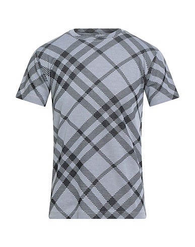 BURBERRY T-shirt Grey 85% Cotton, 12% Polyester, 3% Elastane