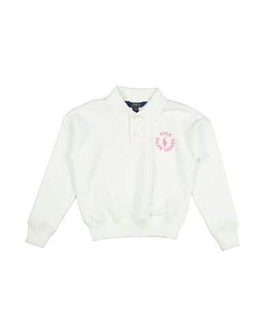 POLO RALPH LAUREN Polo shirt LOGO FRENCH TERRY POLO SWEATSHIRT
 White 87% Cotton, 13% Polyester