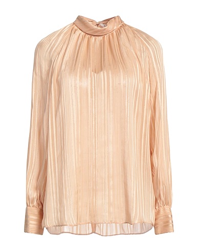 CALIBAN Top Beige 98% Polyester, 2% Metallic Polyester