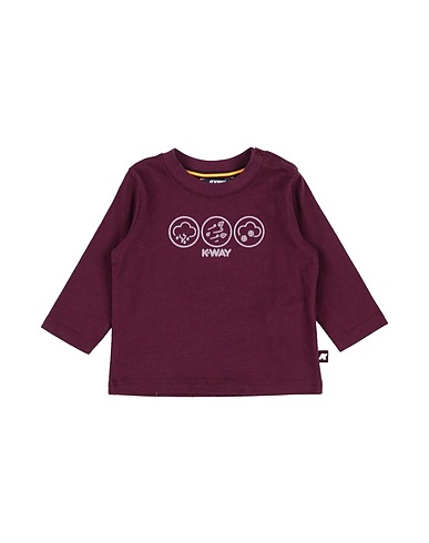 K-WAY T-shirt Plum 100% Cotton