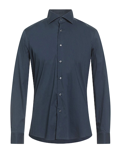 CARLO PIGNATELLI Solid colour shirt 72% Cotton, 25% Polyamide, 3% Elastane