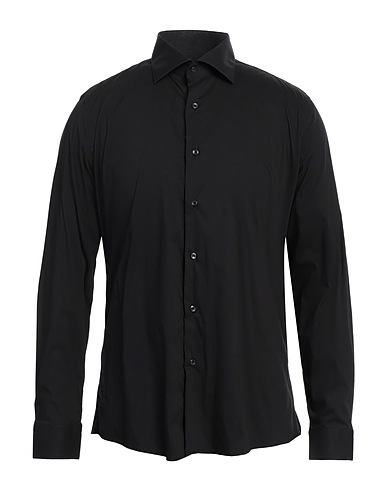 CARLO PIGNATELLI Solid color shirt 72% Cotton, 25% Polyamide, 3% Elastane
