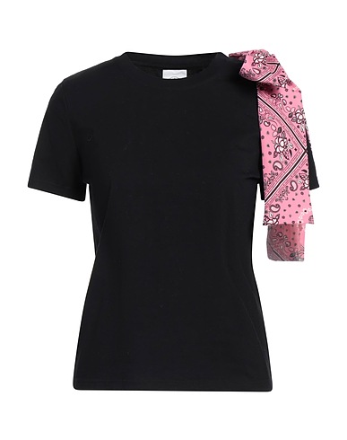 LE VOLIÈRE T-shirt Black 90% Cotton, 10% Elastane