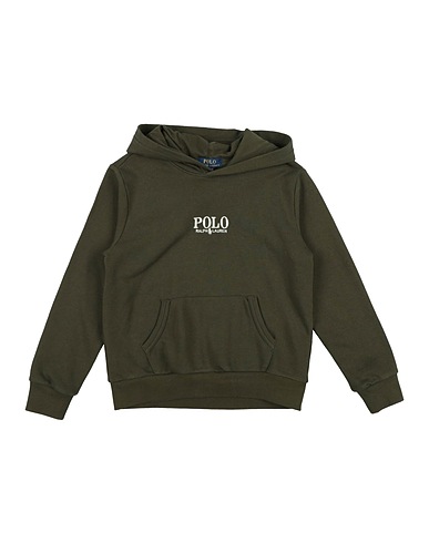 POLO RALPH LAUREN Sweatshirt LOGO FRENCH TERRY HOODIE
 Military green 87% Cotton, 13% Polyester