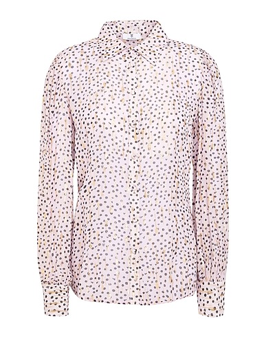 FRACOMINA Patterned shirts & blouses Pink 70% Viscose, 30% Lurex®