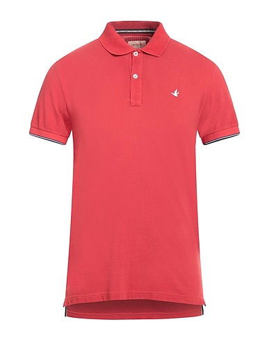 BROOKSFIELD Polo shirt Burgundy 100% Cotton
