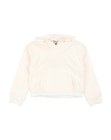 K-WAY Hooded track jacket  Off white 53% Polyester, 47% Cotton