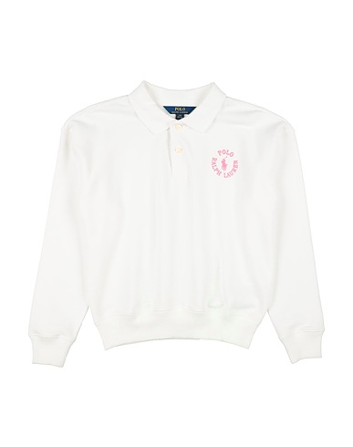 POLO RALPH LAUREN Poloshirt LOGO FRENCH TERRY POLO SWEATSHIRT
 Weiß 87% Baumwolle, 13% Polyester