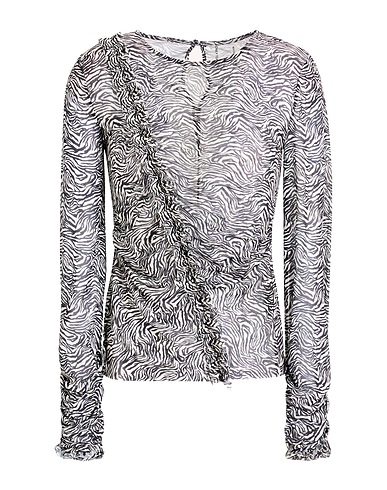 ONE TEASPOON Top Black 95% Polyester, 5% Elastane