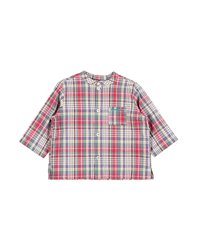BONTON Camicia fantasia Grigio 100% Cotone
