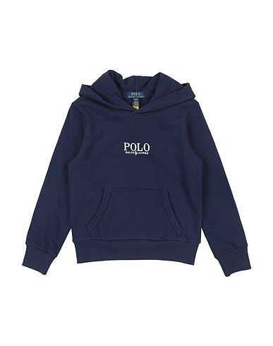 POLO RALPH LAUREN Hooded sweatshirt LOGO FRENCH TERRY HOODIE Navy 87% Cotton, 13% Polyester