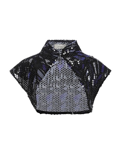 SCRUPOLI Boléro Bleu nuit 100% Polyester, Soie