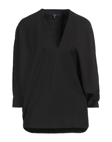GUCCI Top NERO 79% Rayon, 19% Lana, 2% Elastan