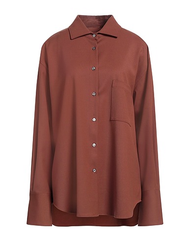 A.B. Solid colour shirts & blouses Brown 100% Cotton