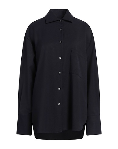 A.B. Solid colour shirts & blouses Midnight blue 100% Cotton