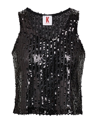KONTATTO Top Nero 97% Poliestere, 3% Elastan