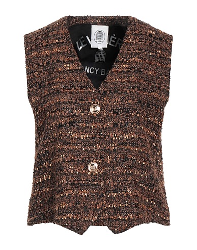LE VOLIÈRE Vest Camel 100% Polyester