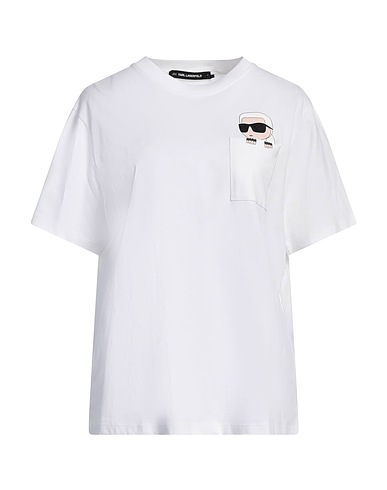 KARL LAGERFELD T-shirt White 100% Organic cotton