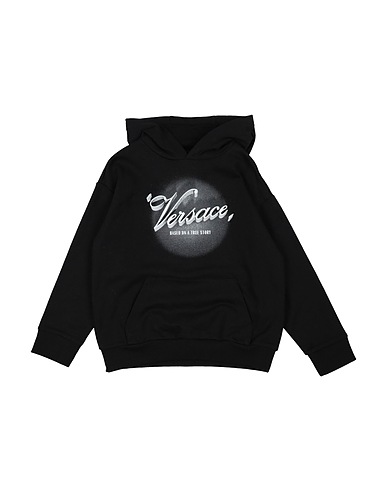 VERSACE YOUNG Sweatshirt NERO 100% Baumwolle, Elastan