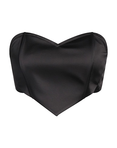 VIVETTA Top Nero 97% Poliestere, 3% Elastan