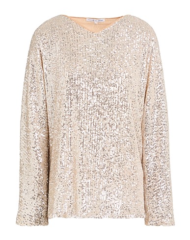 SHIRT C-ZERO Top Beige 100% Polyester