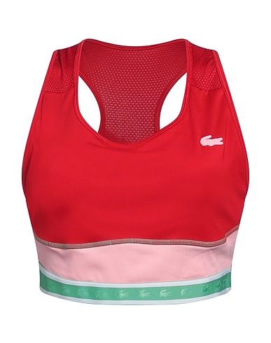 LACOSTE SPORT Top Red 77% Polyester, 23% Elastane