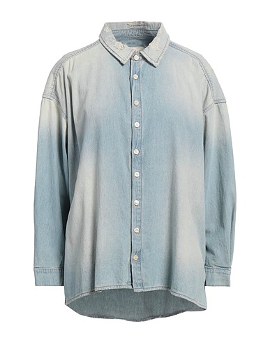 THE GREAT. Denim shirt BLU 100% Cotton