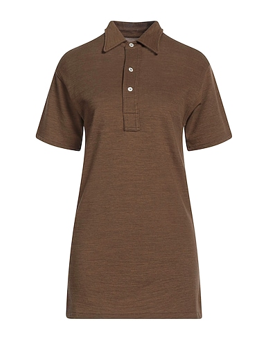 MAISON MARGIELA Poloshirt KHAKI 50% Baumwolle, 40% Wolle, 10% Polyamid