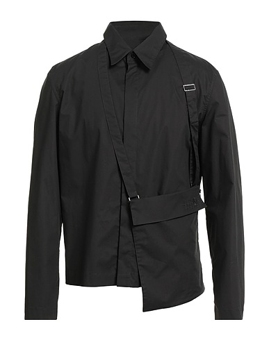 MM6 MAISON MARGIELA Chemise de couleur unie Noir 100% Coton